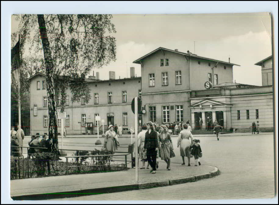 T664-163./ Bernau Bahnhof AK 1961 · Martin Bernhard Ansichtskartenshop