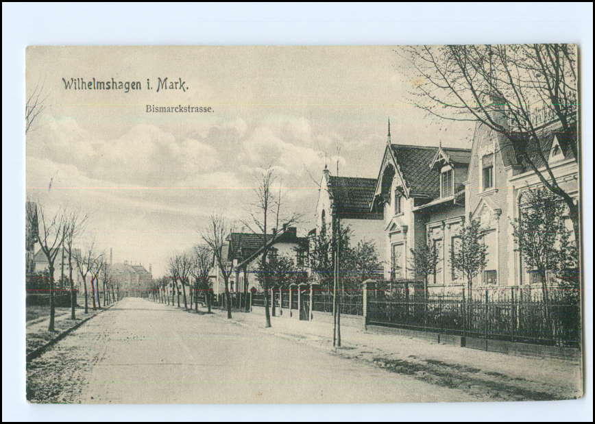 XX10387/ Berlin Wilhelmshagen Bismarckstraße 1917 · Martin Bernhard