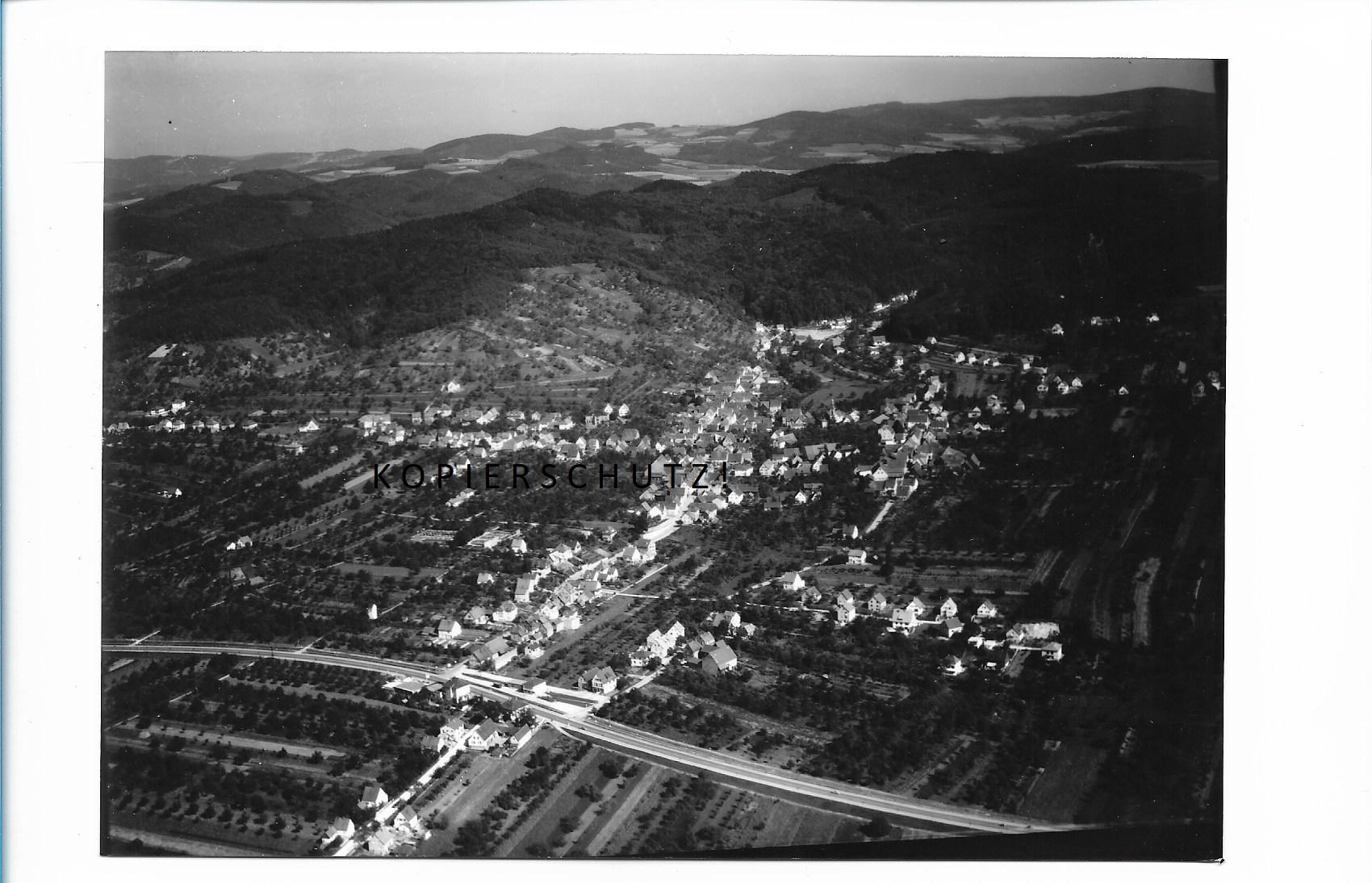 ZZ-6362/ Lützelsachsen seltenes Foto Luftbild 18 x 13 cm · Martin ...